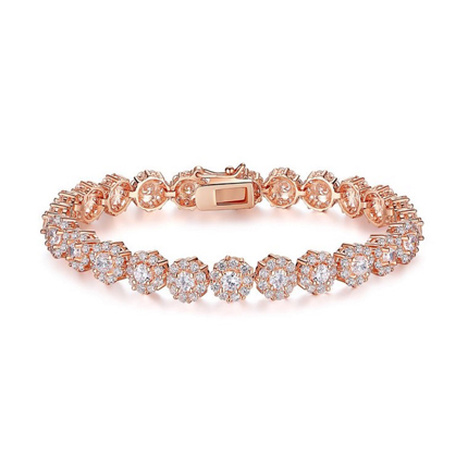 NATURALLY JOJO轻奢熟女系镶钻皇冠连珠手链