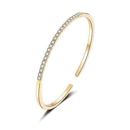 NATURALLY JOJO  轻奢淑女系百搭镶钻可调节女手镯